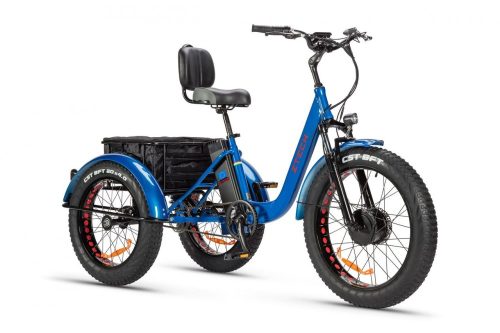 Z-Tech ZT-80A Mini Trailer ZTECH Elektromos Tricikli 250W 48V 13Ah - Kék